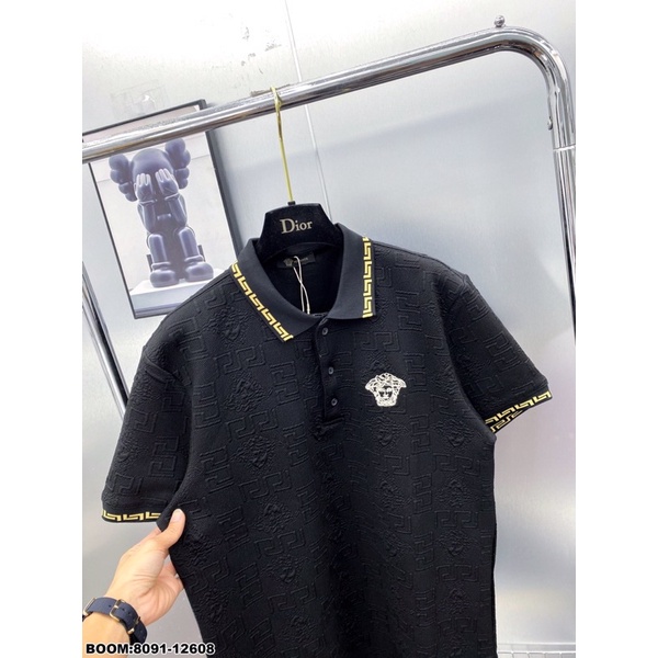 Áo polo ver.sace vân nổi đẹp từng cm. ảnh thật_8091
