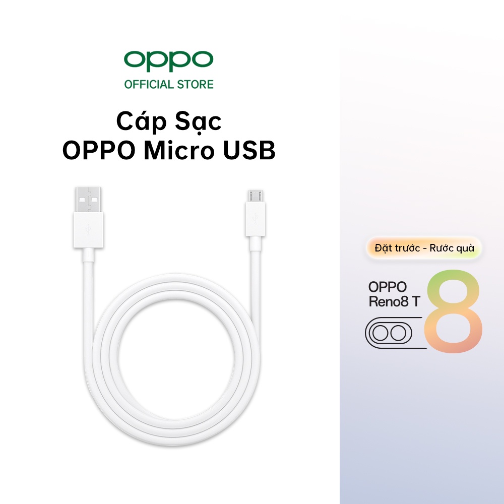 Cáp Sạc OPPO Micro USB DL109 - Hàng Chính Hãng