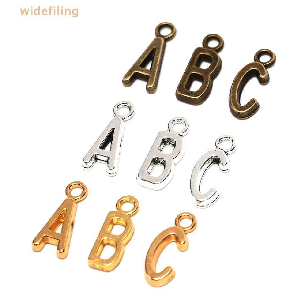 Set 26 Chữ Cái A-Z Màu Vàng / Bạc Dùng Để Làm Đồ Trang Sức Thủ Công