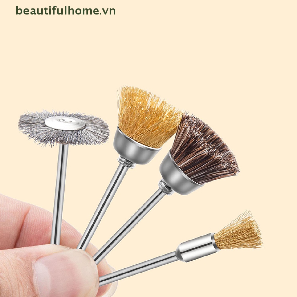 1 Cọ Sợi Đồng Làm Sạch Móng Tay 3 / 32 &quot;