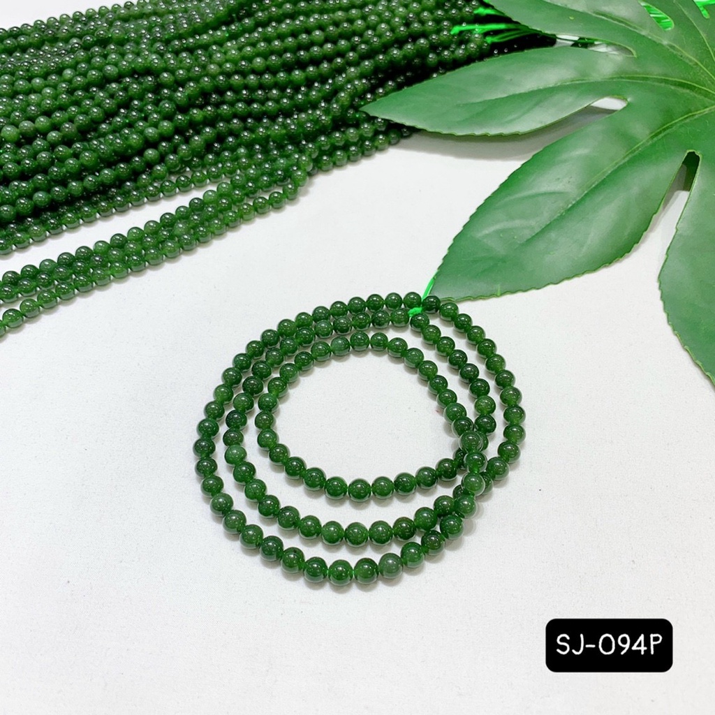 Vòng Chuỗi Quấn Tay Ngoc Bích Canada 6mm 2A