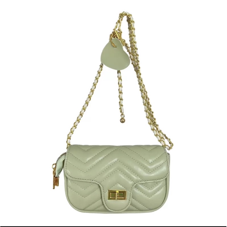 Túi khóa xoay đeo chép cặp nách sz 17cm cực xinh