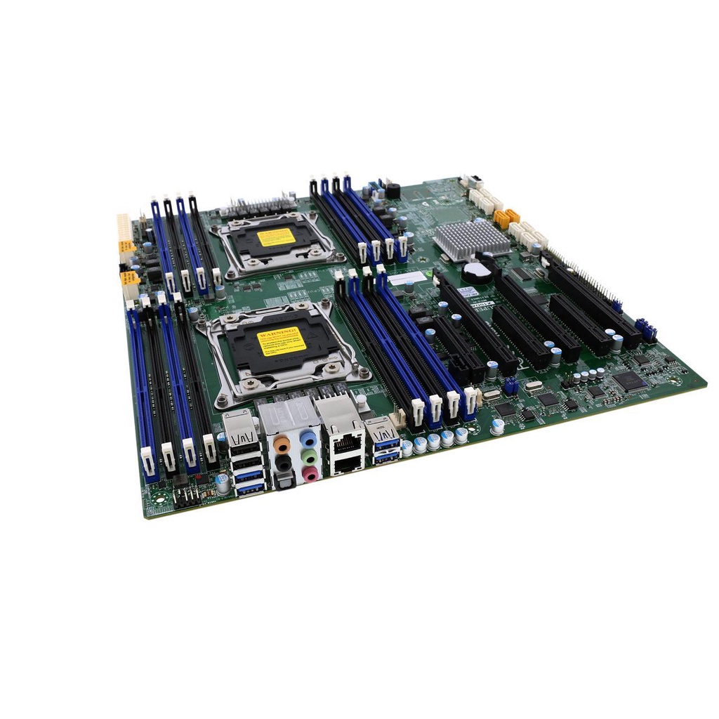 Main Supermicro X9DAE, hỗ trợ CPU Intel Xeon E5 v1 v2 - Dual socket 2011-1, Dual Lan 1Gbps, Sound 7.1