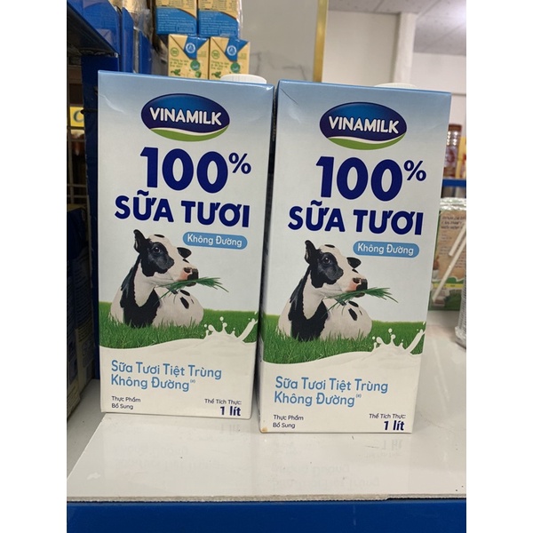 Sữa không đường vinamilk 1L