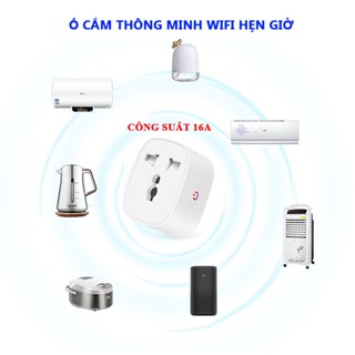Ổ cắm hẹn giờ thông minh wifi tuya điều khiển từ xa bằng điện thoại