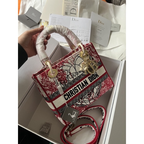 ✅Túi CD LADY 24CM THÊU NỔI 2 MẶT SIEUCAP