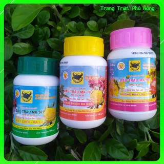 Phân Bón Lá NPK Đầu Trâu Mọi Giai Đoạn 501 Ra Chồi Ra Lộc, 701 Kích Thích Ra Hoa, 901 Dưỡng Hoa Lâu Tàn - Lọ 100g
