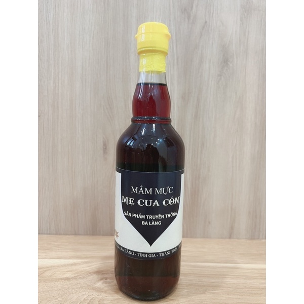 NƯỚC MẮM MỰC MẸ CUA CỐM 500ML