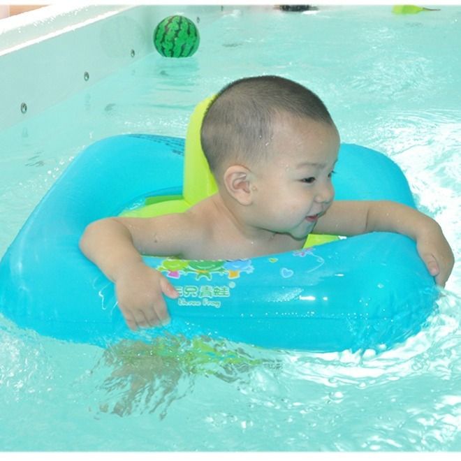 Frog Baby's Swim Ring Children's T-Type Seat Ring Baby Pedestal Ring Underarm Swimming Ring 3 Months