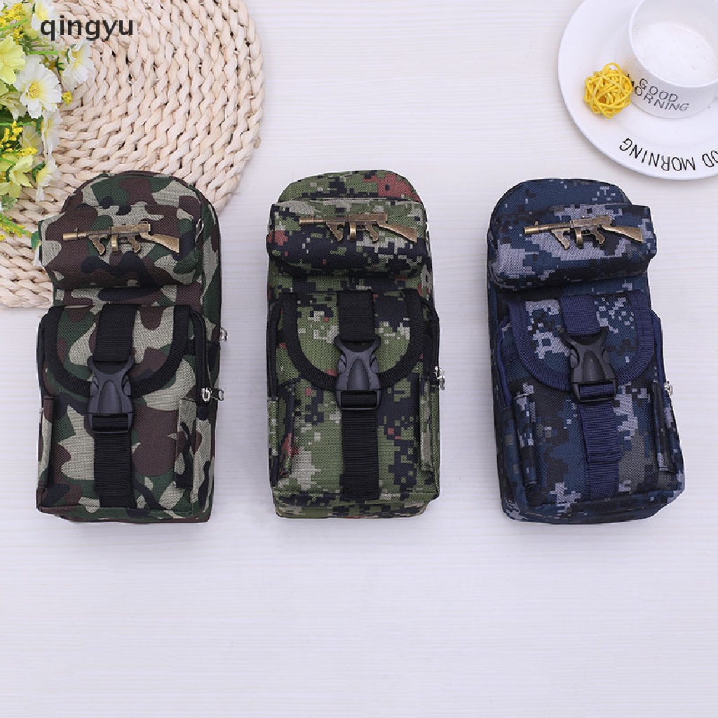 Túi Đựng Bút Chì Sức Chứa Lớn Siêu Bền In Họa Tiết Rằn Ri Vui Nhộn Cho Học Sinh