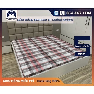 [CHÍNH HÃNG] Đệm bông ép Hanvico vải TC chống khuẩn CHỐNG MÙI VÀ ẨM MỐC