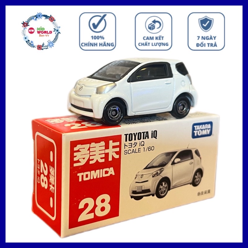 Xe mô hình Tomica Box Toyota IQ. MS: 906. Tỷ lệ 1:60.