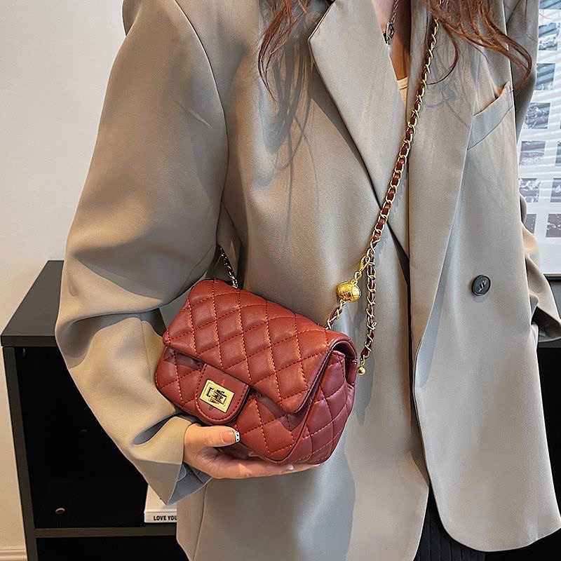 Túi Pierre Cardin chuông dây da phối xích - Hàng chính hãng