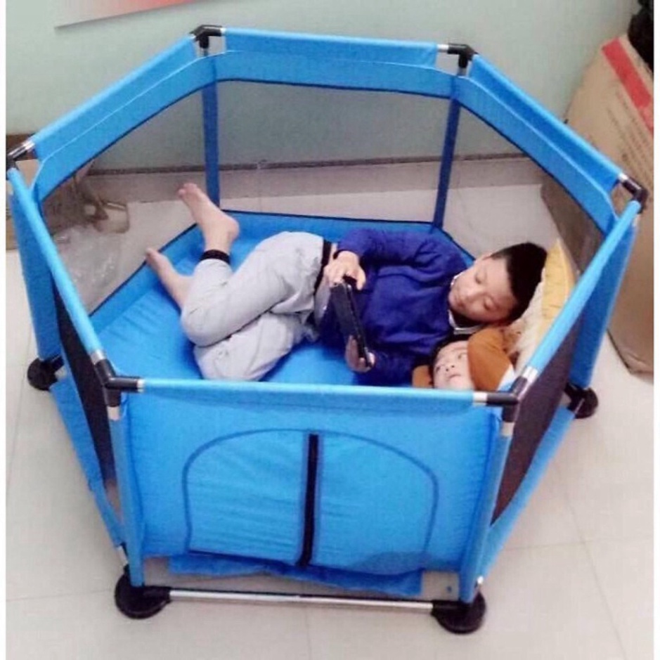 [QUÂY CŨI LỤC GIÁC 2 TRONG 1 CÓ CỬA + 10 BÓNG]