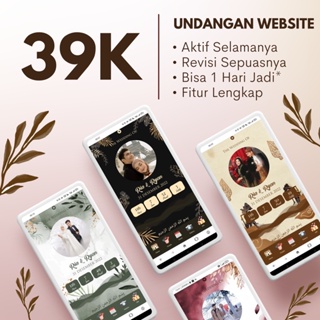 Image of ❤PROMO❤ Undangan Digital Website Pernikahan Murah | Undangan Web Online