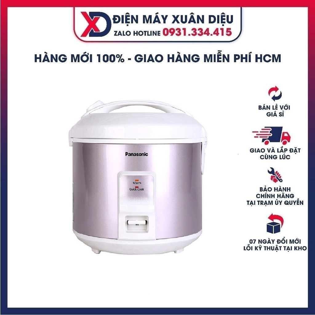 Nồi Cơm Điện Panasonic PANC-SR-MVQ18FRAX, Chương trình nấu đa dạng, 14 thực đơn nấu, Bảo hàn 12 tháng chính hãng.