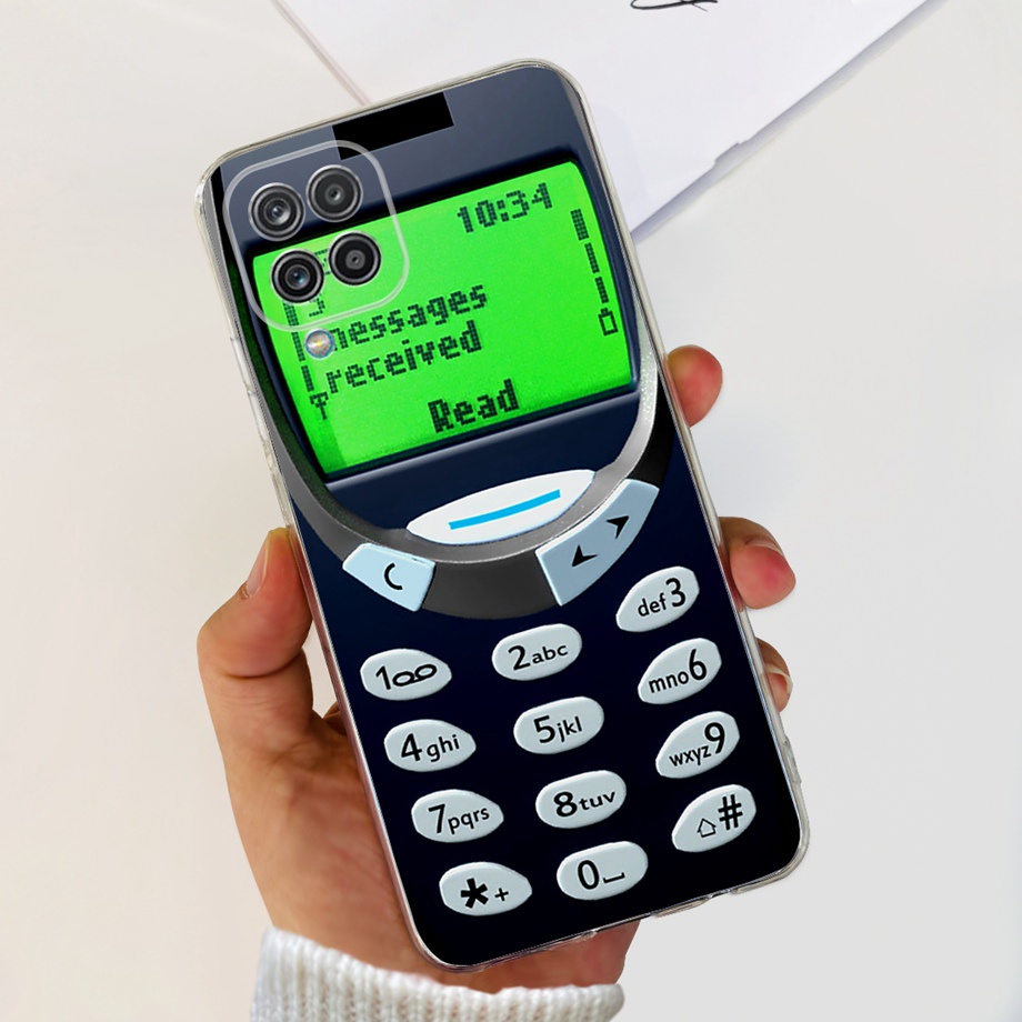 Ốp Điện Thoại TPU Dẻo In Hình Nhà Du Hành Vũ Trụ Cho Samsung Galaxy A12 A125F M12 2023 SamsungA12 m 12