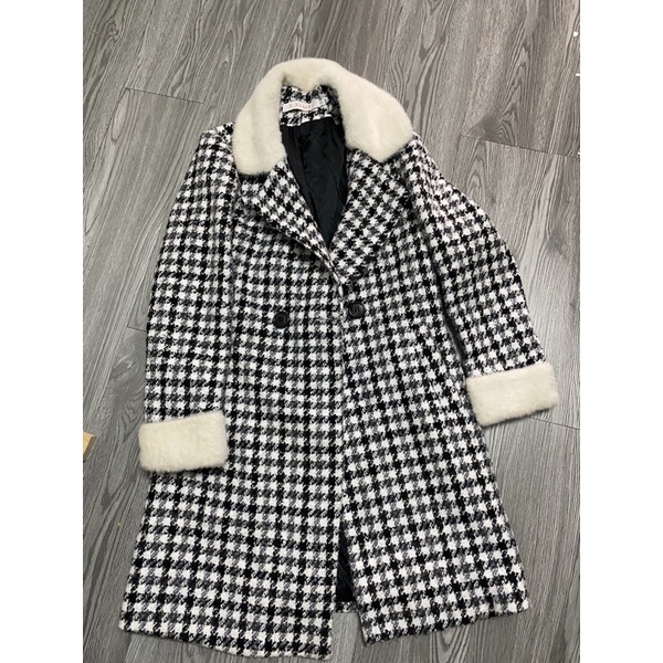combo dạ tweed và áo dạ
