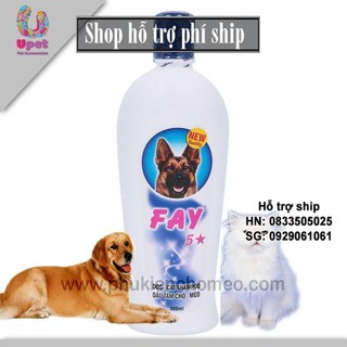Hỗ trợ Ship-  -SP421 - Fay 5 sao (hanpet 4711631) sữa tắm chó mèo 500ml
