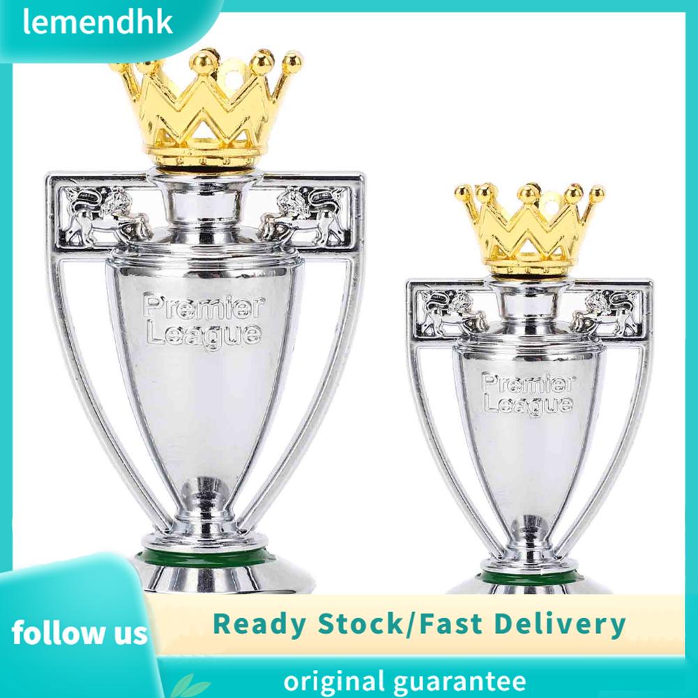 Lemendhk Soccer Champion Trophy Replica Metal Football Competitions Award Cup Model Fans Souvenirs