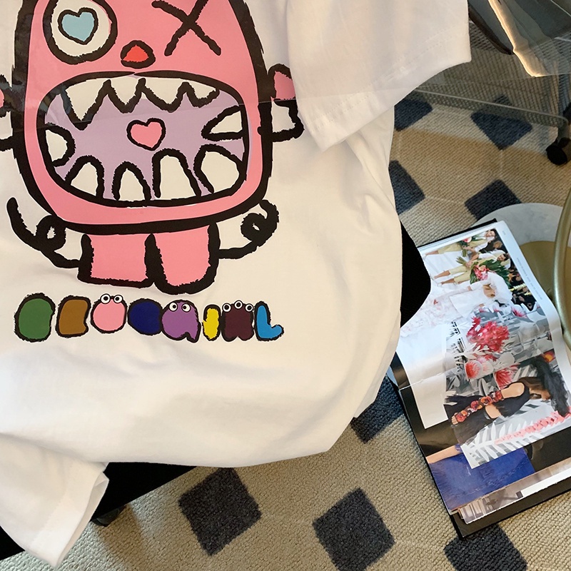 Áo Thun 100% Cotton Plus Size 5XL Phong Cách Hàn Quốc Thời Trang Cho Nam Nữ