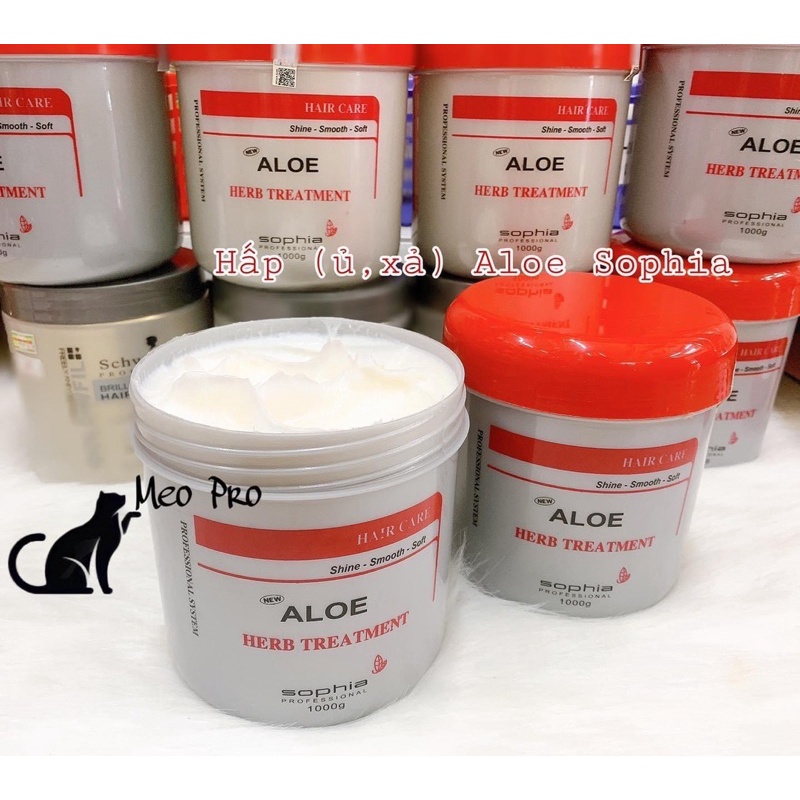 dầu ủ hấp xả tóc Aloe sophia 1000ml