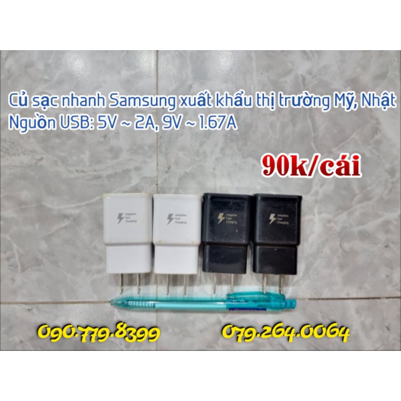 Củ sạc nhanh chính hãng Samsung xuất khẩu thị trường Mỹ, Nhật