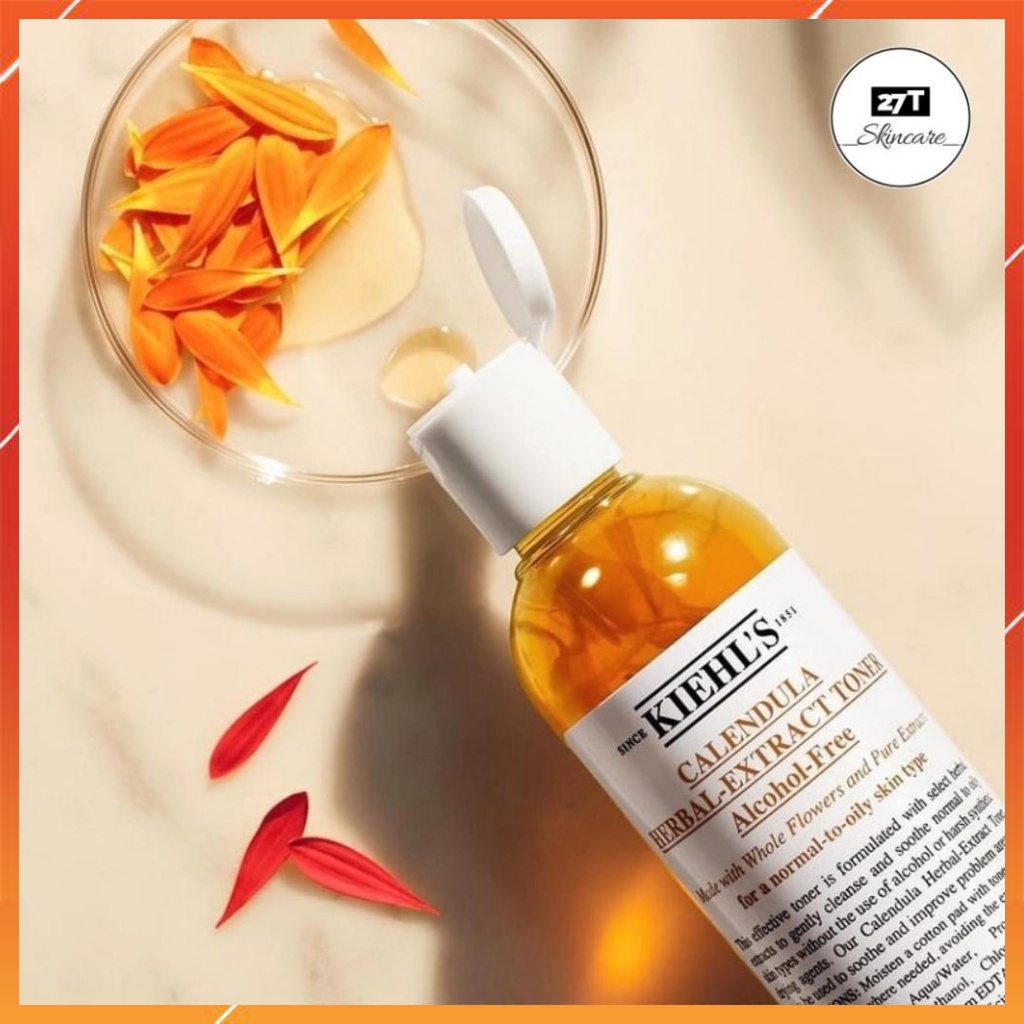 Toner hoa cúc KIEHLS 40ml, Toner cho da dầu mụn nhạy cảm kiềm dầu se khít lỗ chân lông, Nước hoa hồng cân bằng da