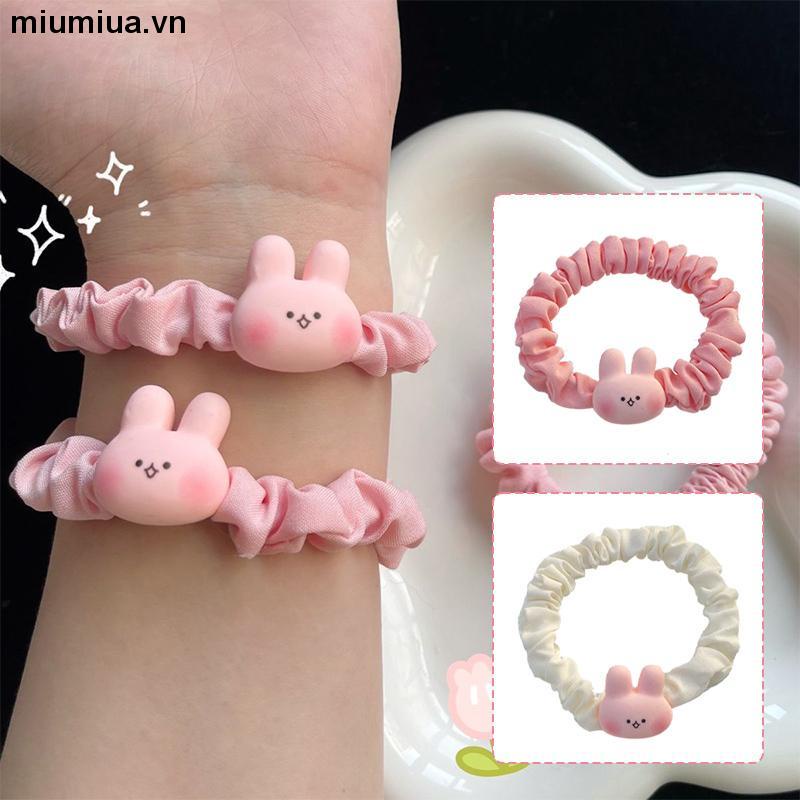 miumiuaDây Cột Tóc Cao Su Cỡ Nhỏ Họa Tiết Thỏ Dễ Thương Cho Nữ