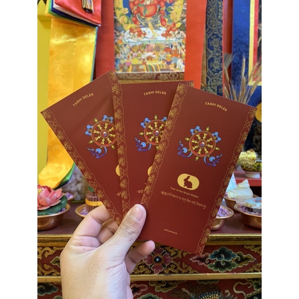 Lì xì/ Phong bì cúng dường tịnh tài cho pháp hội, đạo sư,…