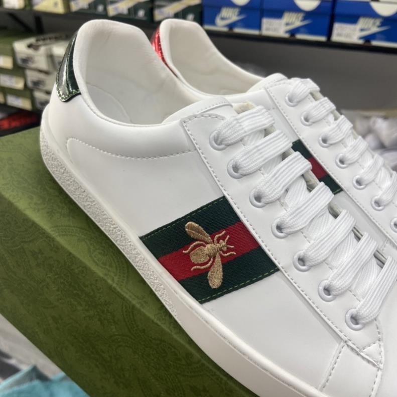Giày thể thao GC ong thêu,Giày thể thao GG 3 vạch 𝐆𝐮𝐜𝐜𝐢 Ong thêu mới cao cấp chuẩn 1:1  thật