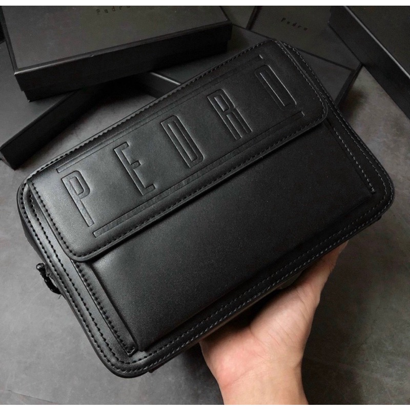 Túi đeo chéo Pedro Nam chất da Auth tuồn hãng