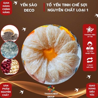 Tổ yến tinh chế sợi loại 1 ( 50gr - 100gr ) +  Tặng kèm 10gr ĐÔNG TRÙNG HẠ THẢO
