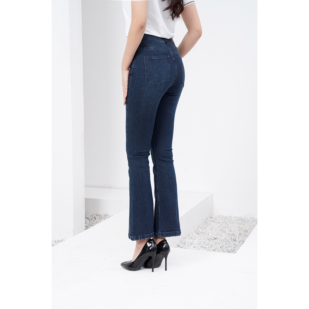 Quần Jeans Nữ Ống Loe LUPERI Kiểu Dáng Thời Trang Thời Thượng Chất Liệu Denim Cao Cấp Co Dãn Thoải Mãi LFQJ171