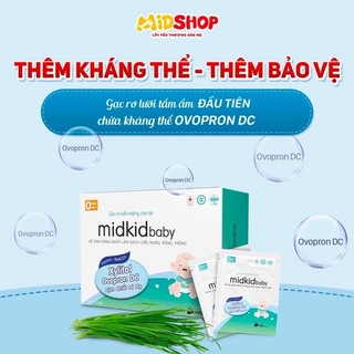 [Chính Hãng ] Gạc Rơ Lưỡi Mikid Baby