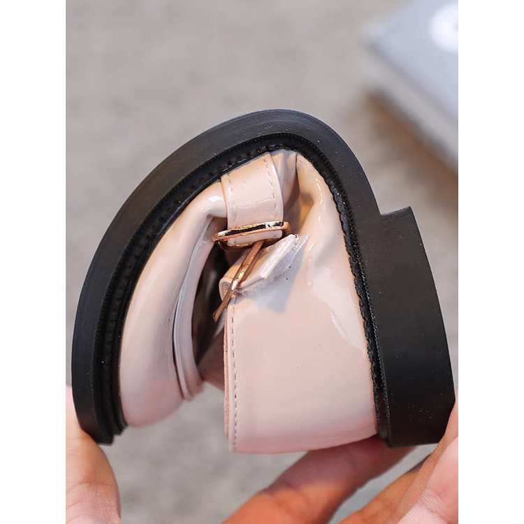 Giày búp bê da bóng đé mềm,giày lolita cho bé trai be gái phong cách hàn quốc cực xinh