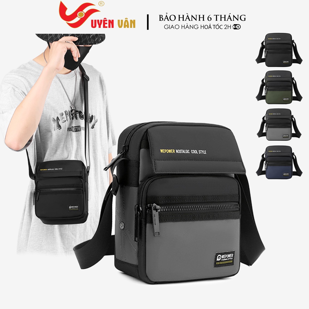 Túi đeo chéo nam thời trang unisex phong cách nhật bản thế hệ mới vải cao cấp chống nước nhiều ngăn tiện dụng 5831