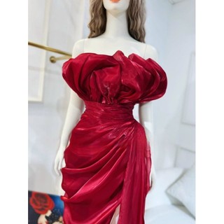 ✨ Đầm body trễ vai dún xếp✨ HÌNH THẬT