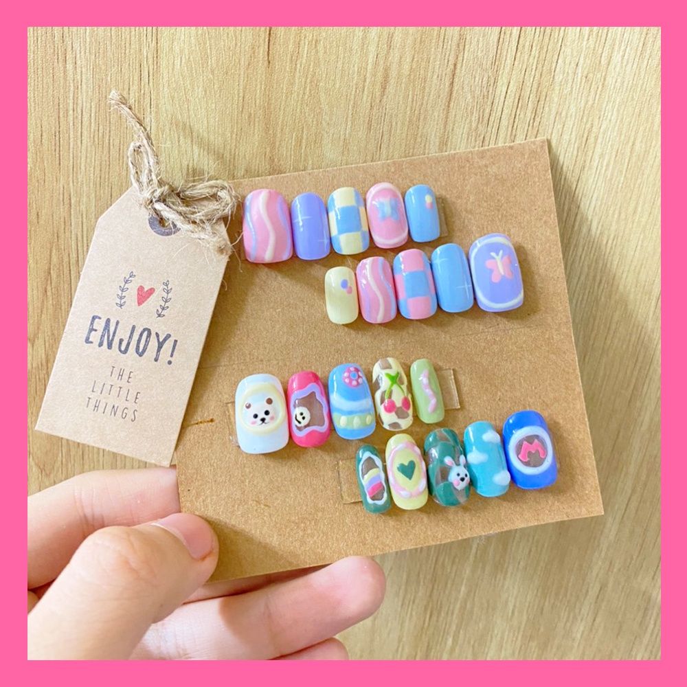 Nailbox, móng úp, móng giả Tết combo khách đặt ( Thu Hương)