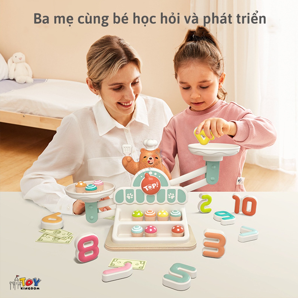 Đồ Chơi Giáo Dục Gấu Cân Bằng Toykingdom – Giúp Bé Phát Triển Trí Thông Minh - Hàng Cao Cấp