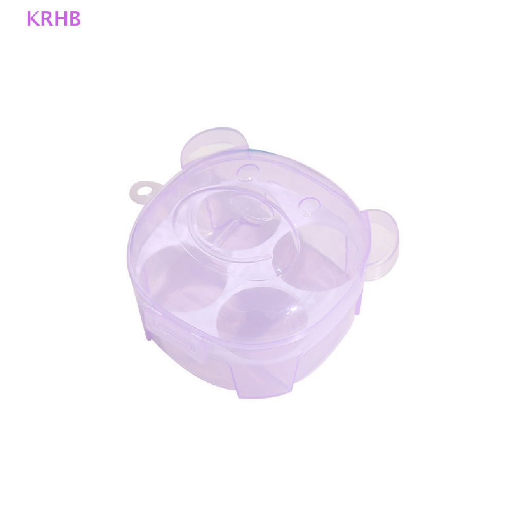 Hộp 4 Ngăn Đựng Mút Trang Điểm Tiện Lợi Mới