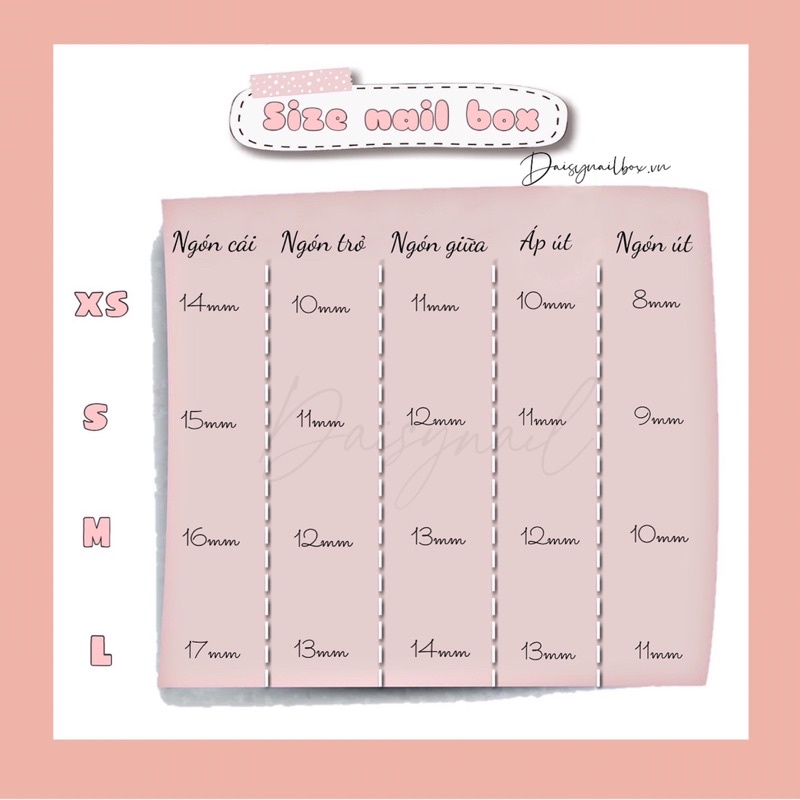 Nail Box Thiết Kế Loang Thạch Hồng Ẩn Xà Cừ Phong Cách Đài An1535
