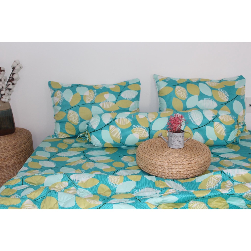 Drap Thắng Lợi, ga trãi giường chính hãng cotton 100% (4 món) chất vải dày dặn, thấm hút mồi hôi, thoáng mát