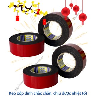 Băng Keo Xốp Đỏ 2P4 (24cm), 5P (50cm)