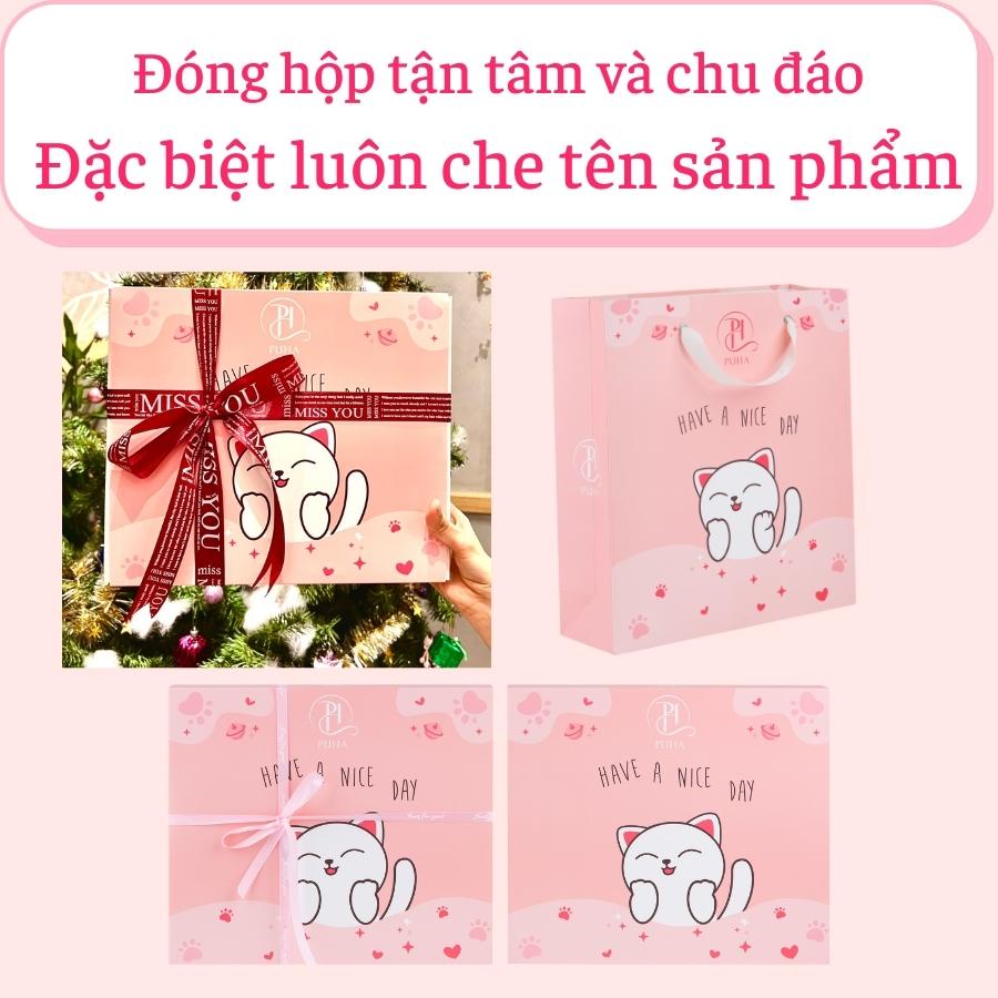 Túi chườm nóng bụng kinh PUHA 1000ml, sưởi ấm tình yêu phiên bản quà tặng bạn gái cao cấp