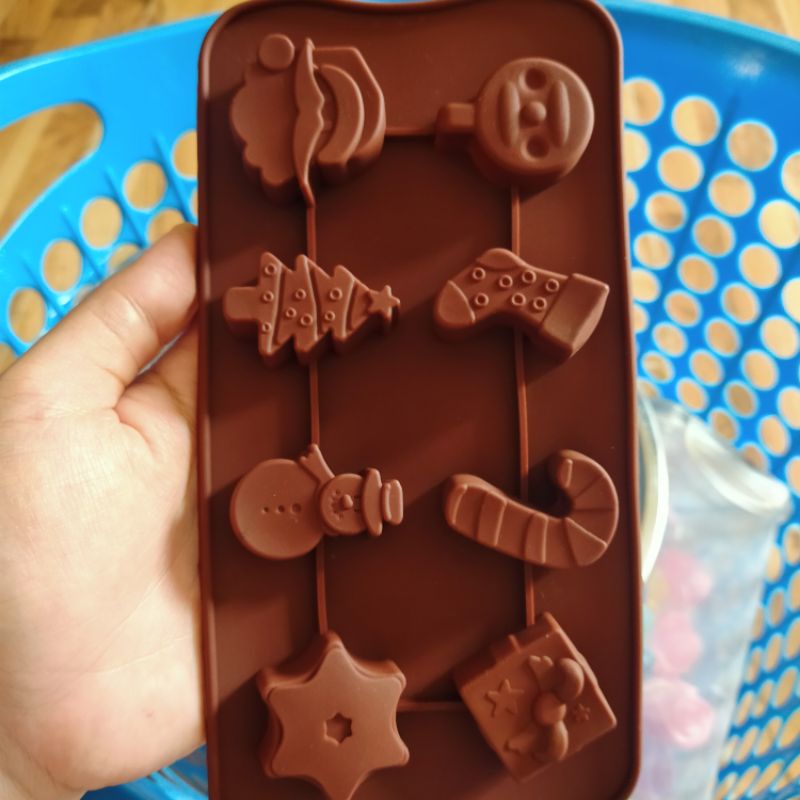 Khuôn silicon làm socola,thạch,rau câu, nước đá, pudding....