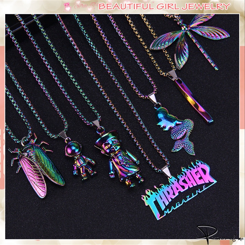 Vòng cổ kim loại mặt kiểu xoắn thời trang dành cho nữ