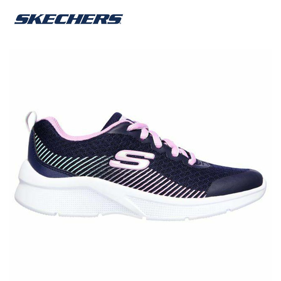 Giày sneaker bé gái SKECHERS Microspec 302126L-NVLV XOA022023