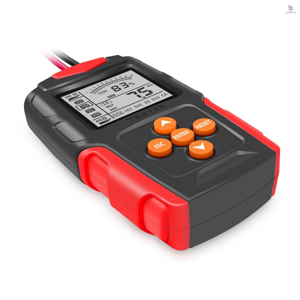 Máy Phân Tích Bình Ắc Quy Kỹ Thuật Số LCD 12V / 24V Cho Xe Hơi Xe Tải Xe Máy