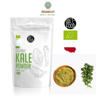Bột cải xoăn kale hữu cơ diet food organic kale powder 100g - superfood - bột cải kale - bột cải xoăn hữu cơ -organicley